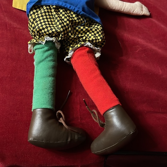 Pippi Longstocking Plush Cloth Doll (Astrid Lindgren 1988) Plush 17” Vintage - Picture 6 of 9